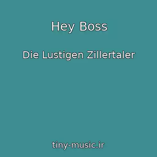 کاور آهنگ Hey Boss از Die Lustigen Zillertaler