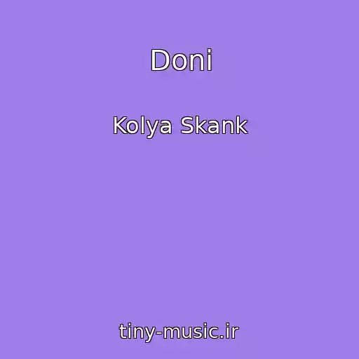 کاور آهنگ Doni از Kolya Skank