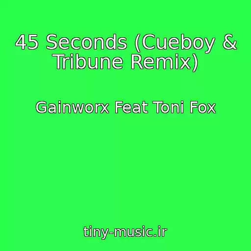کاور آهنگ 45 Seconds (Cueboy & Tribune Remix) از Gainworx Feat Toni Fox