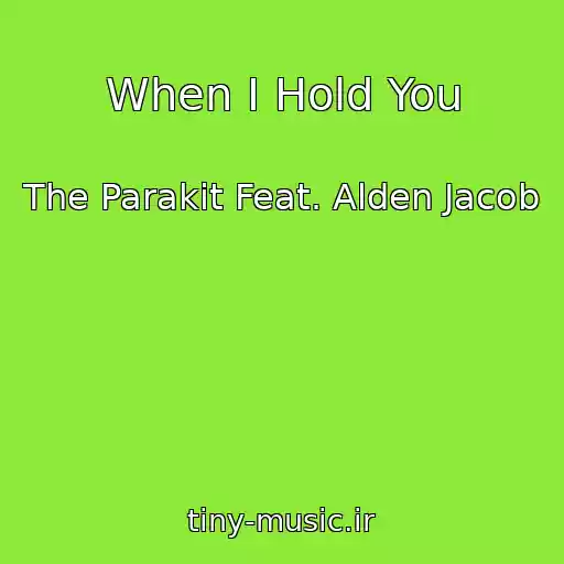 کاور آهنگ When I Hold You از The Parakit Feat. Alden Jacob