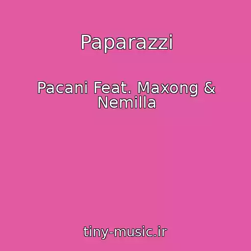 کاور آهنگ Paparazzi از Pacani Feat. Maxong & Nemilla