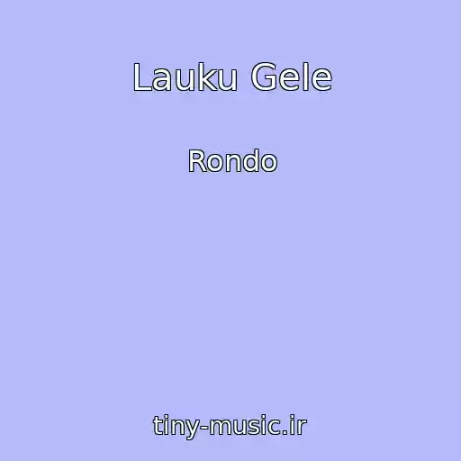 کاور آهنگ Lauku Gele از Rondo