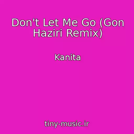 کاور آهنگ Don't Let Me Go (Gon Haziri Remix) از Kanita