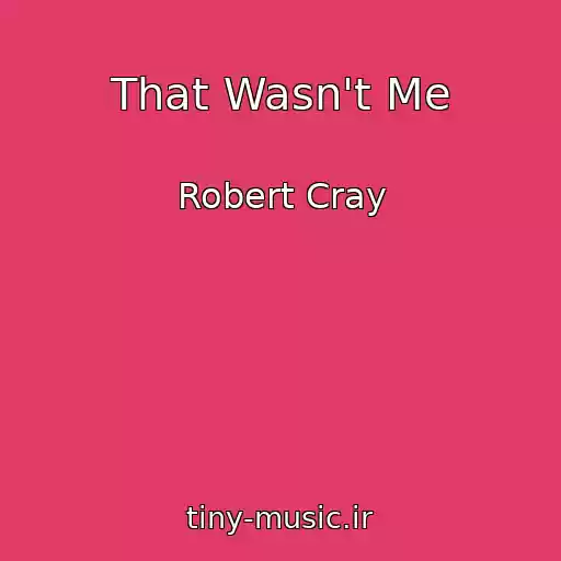 کاور آهنگ That Wasn't Me از Robert Cray