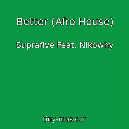 کاور آهنگ Better (Afro House) از Suprafive Feat. Nikowhy
