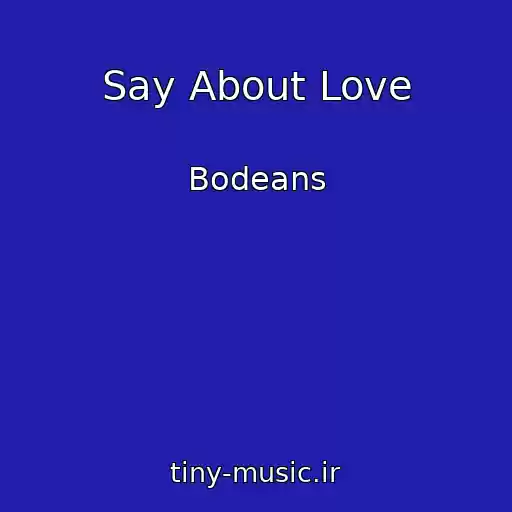 کاور آهنگ Say About Love از Bodeans