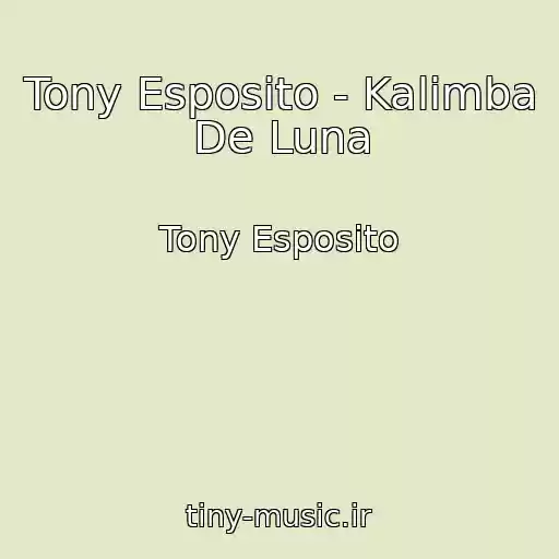 کاور آهنگ Tony Esposito - Kalimba De Luna از Tony Esposito