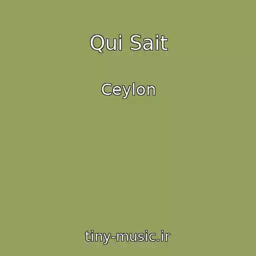 کاور آهنگ Qui Sait از Ceylon