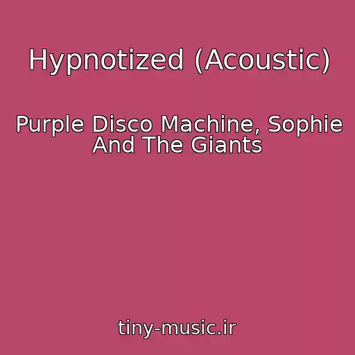 کاور آهنگ Hypnotized (Acoustic) از Purple Disco Machine, Sophie And The Giants