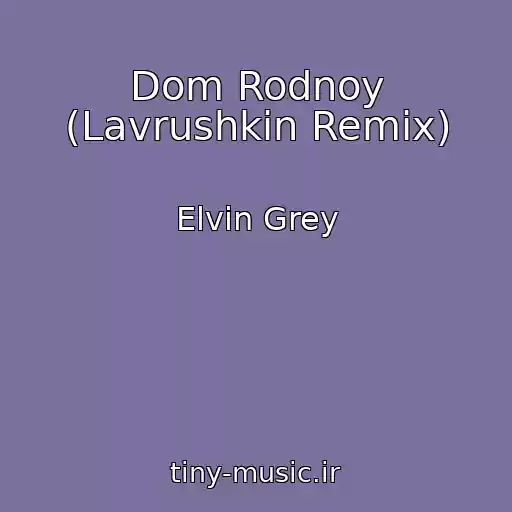کاور آهنگ Dom Rodnoy (Lavrushkin Remix) از Elvin Grey