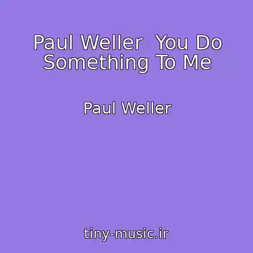 کاور آهنگ Paul Weller  You Do Something To Me از Paul Weller