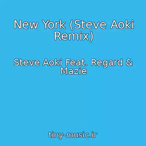 کاور آهنگ New York (Steve Aoki Remix) از Steve Aoki Feat. Regard & Mazie