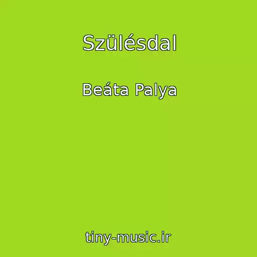 کاور آهنگ Szülésdal از Beáta Palya