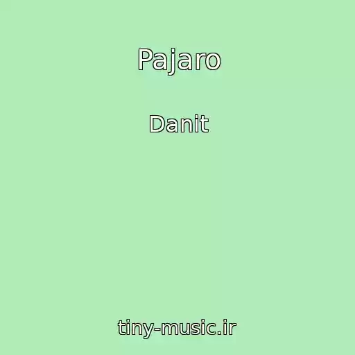 کاور آهنگ Pajaro از Danit