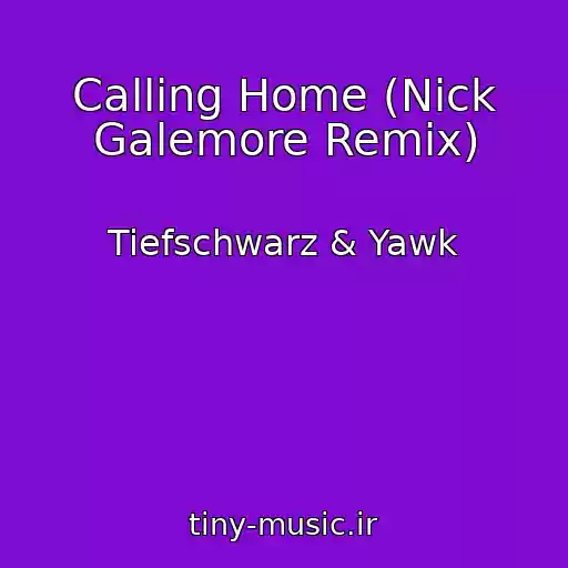 کاور آهنگ Calling Home (Nick Galemore Remix) از Tiefschwarz & Yawk