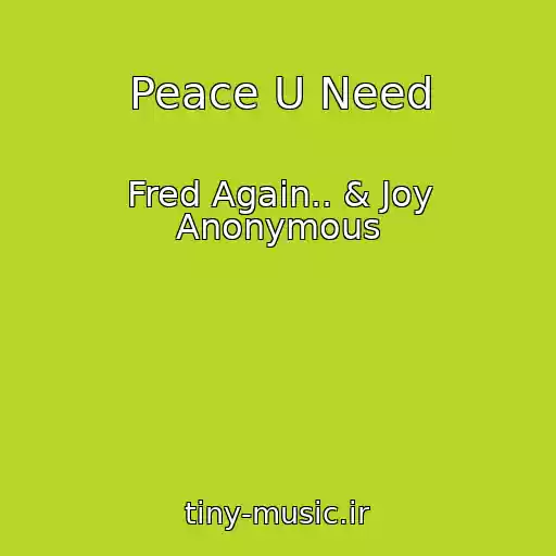 کاور آهنگ Peace U Need از Fred Again.. & Joy Anonymous