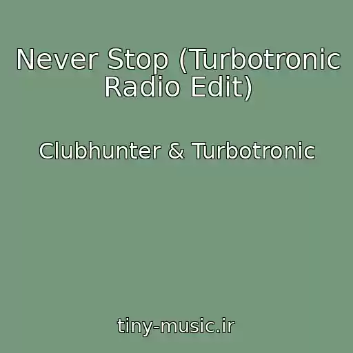 کاور آهنگ Never Stop (Turbotronic Radio Edit) از Clubhunter & Turbotronic