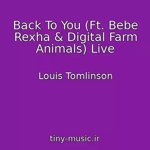 کاور آهنگ Back To You (Ft. Bebe Rexha & Digital Farm Animals) Live از Louis Tomlinson
