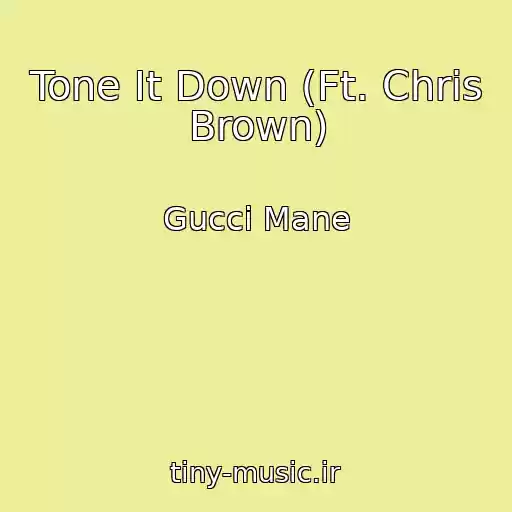 کاور آهنگ Tone It Down (Ft. Chris Brown) از Gucci Mane