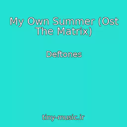 کاور آهنگ My Own Summer (Ost The Matrix) از Deftones