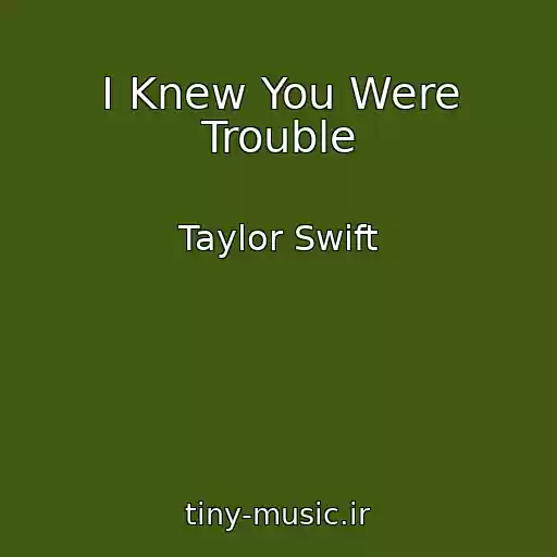 کاور آهنگ I Knew You Were Trouble از Taylor Swift