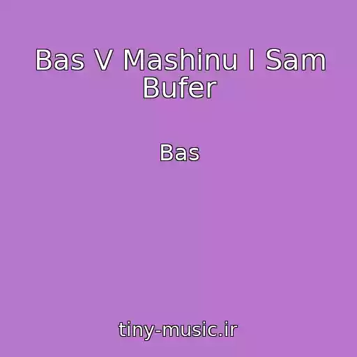 کاور آهنگ Bas V Mashinu I Sam Bufer از Bas