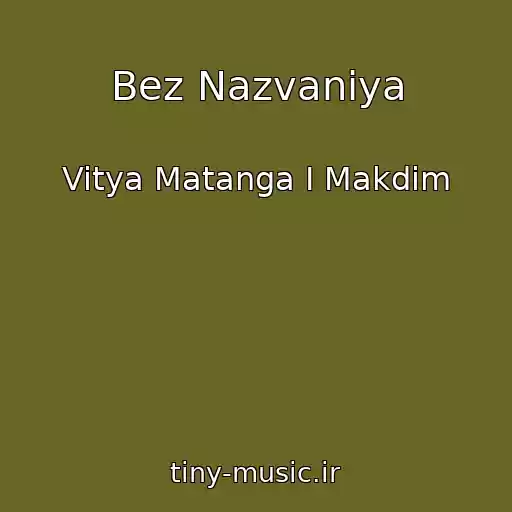 کاور آهنگ Bez Nazvaniya از Vitya Matanga I Makdim