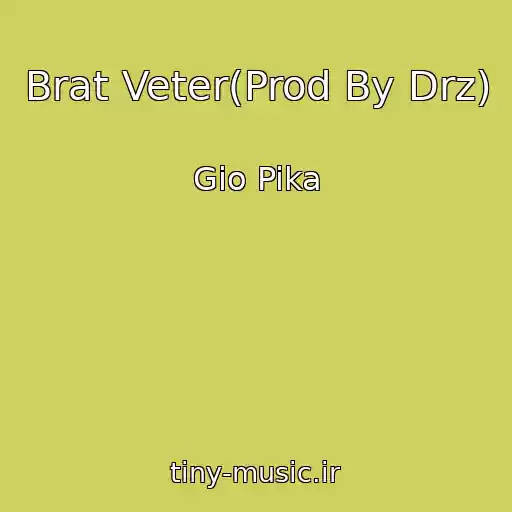 کاور آهنگ Brat Veter(Prod By Drz) از Gio Pika