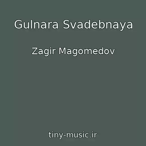 کاور آهنگ Gulnara Svadebnaya از Zagir Magomedov