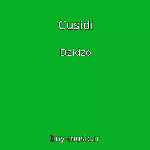 کاور آهنگ Cusіdi از Dzidzo