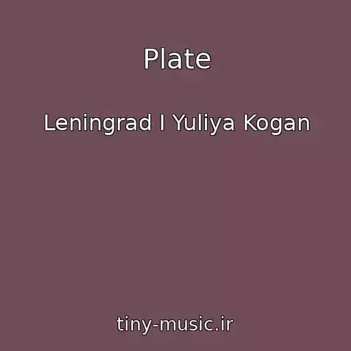 کاور آهنگ Plate از Leningrad I Yuliya Kogan