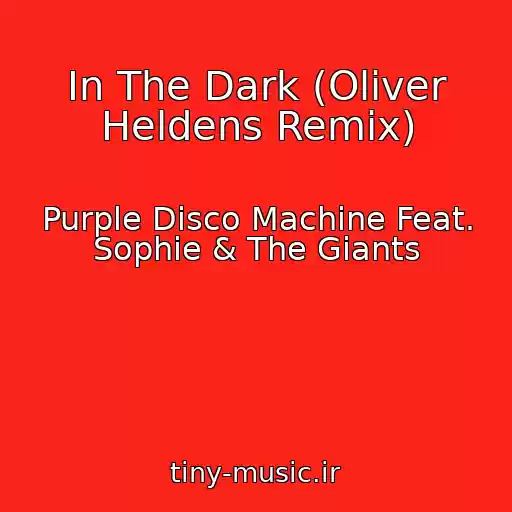 کاور آهنگ In The Dark (Oliver Heldens Remix) از Purple Disco Machine Feat. Sophie & The Giants