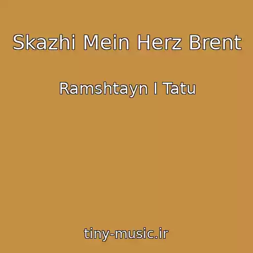 کاور آهنگ Skazhi Mein Herz Brent از Ramshtayn I Tatu