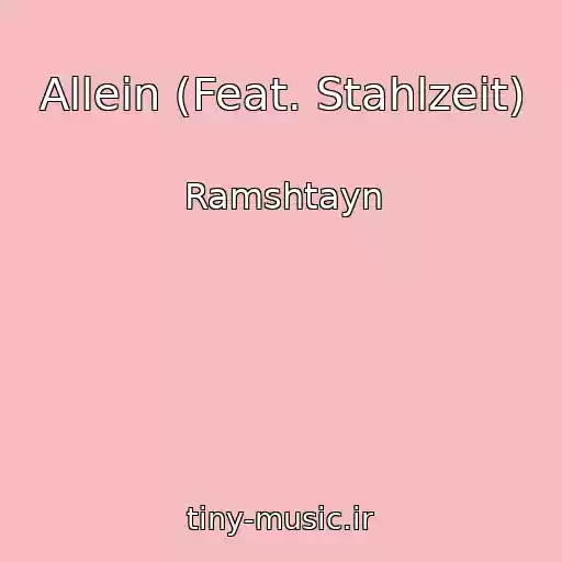 کاور آهنگ Allein (Feat. Stahlzeit) از Ramshtayn