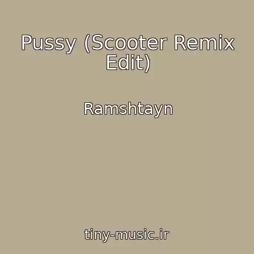 کاور آهنگ Pussy (Scooter Remix Edit) از Ramshtayn