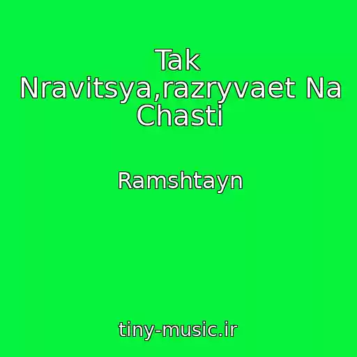 کاور آهنگ Tak Nravitsya,razryvaet Na Chasti از Ramshtayn