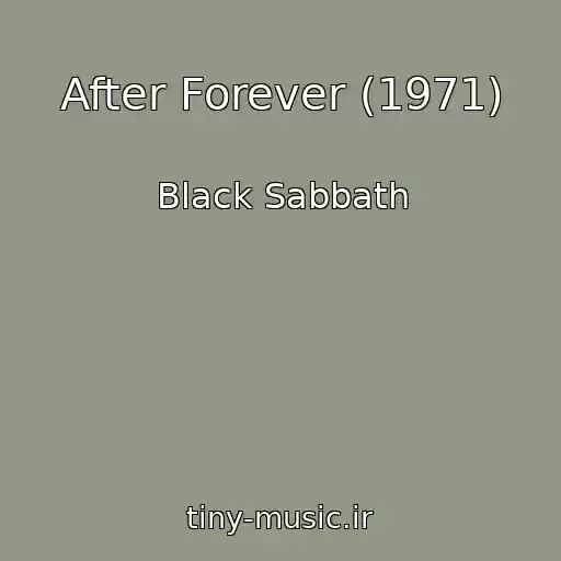 کاور آهنگ After Forever (1971) از Black Sabbath