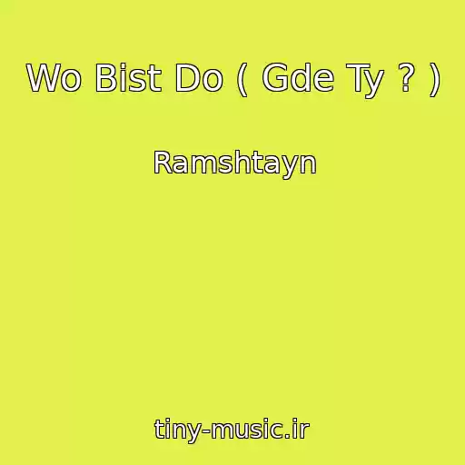 کاور آهنگ Wo Bist Do ( Gde Ty ? ) از Ramshtayn