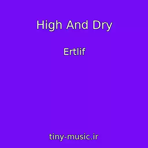 کاور آهنگ High And Dry از Ertlif