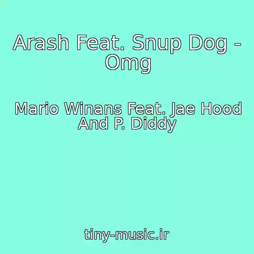 کاور آهنگ Arash Feat. Snup Dog - Omg از Mario Winans Feat. Jae Hood And P. Diddy