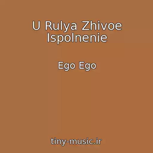 کاور آهنگ U Rulya Zhivoe Ispolnenie از Ego Ego