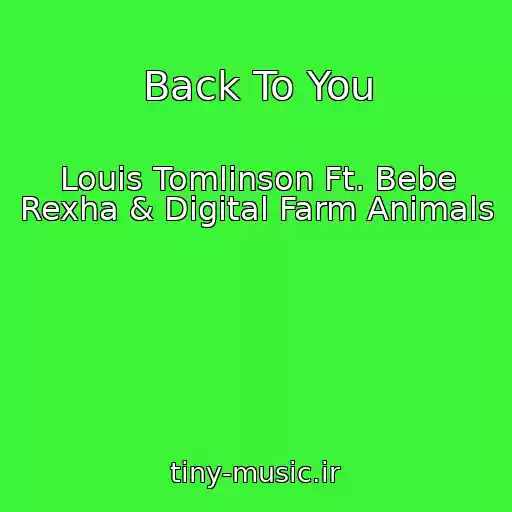 کاور آهنگ Back To You از Louis Tomlinson Ft. Bebe Rexha & Digital Farm Animals