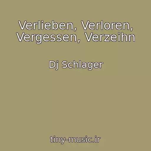 کاور آهنگ Verlieben, Verloren, Vergessen, Verzeihn از Dj Schlager