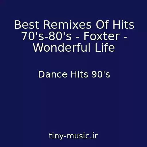 کاور آهنگ Best Remixes Of Hits 70's-80's - Foxter - Wonderful Life از Dance Hits 90's
