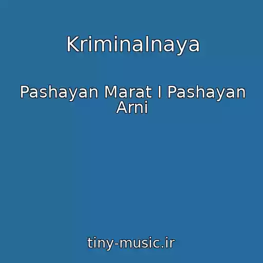 کاور آهنگ Kriminalnaya از Pashayan Marat I Pashayan Arni
