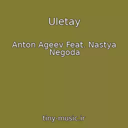 کاور آهنگ Uletay از Anton Ageev Feat. Nastya Negoda