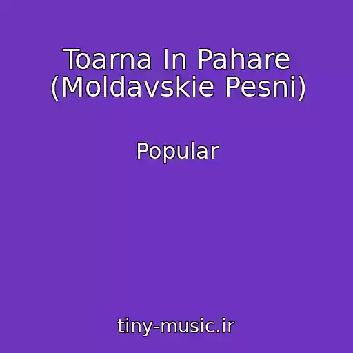 کاور آهنگ Toarna In Pahare (Moldavskie Pesni) از Popular