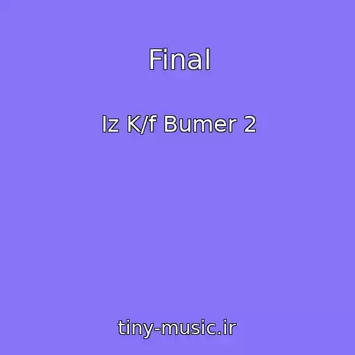 کاور آهنگ Final از Iz K/f Bumer 2