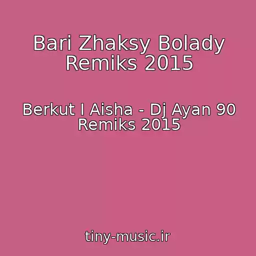 کاور آهنگ Bari Zhaksy Bolady Remiks 2015 از Berkut I Aisha - Dj Ayan 90 Remiks 2015