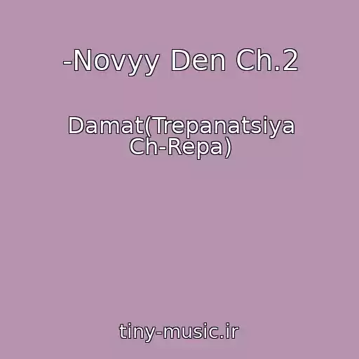 کاور آهنگ -Novyy Den Ch.2 از Damat(Trepanatsiya Ch-Repa)